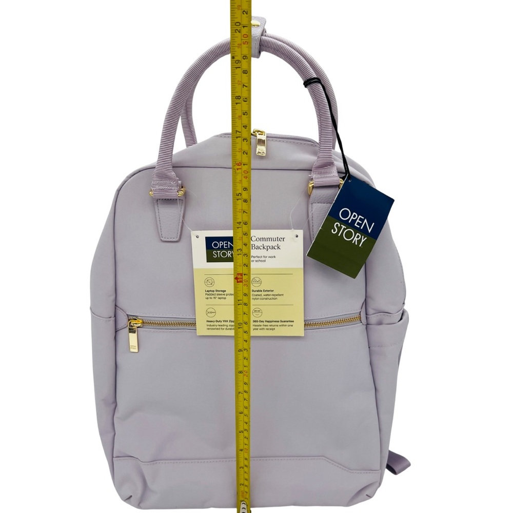 Commuter Travel School Laptop Backpack Lavender NWT - Picture 12 of 14